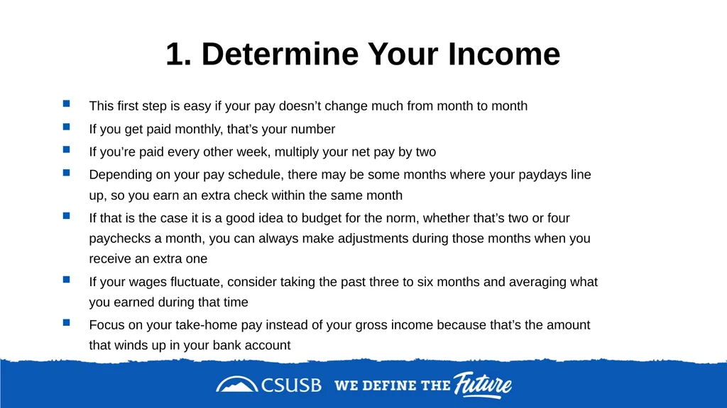 Step-by-Step Guide on How to Make a Budget Budget - slide 4 of 16