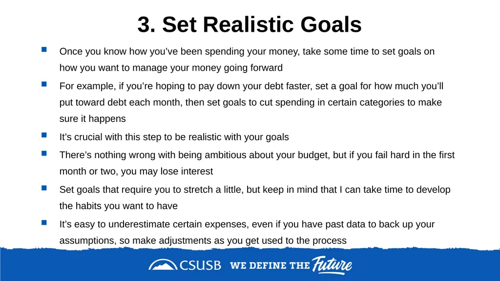 Step-by-Step Guide on How to Make a Budget Budget - slide 6 of 16