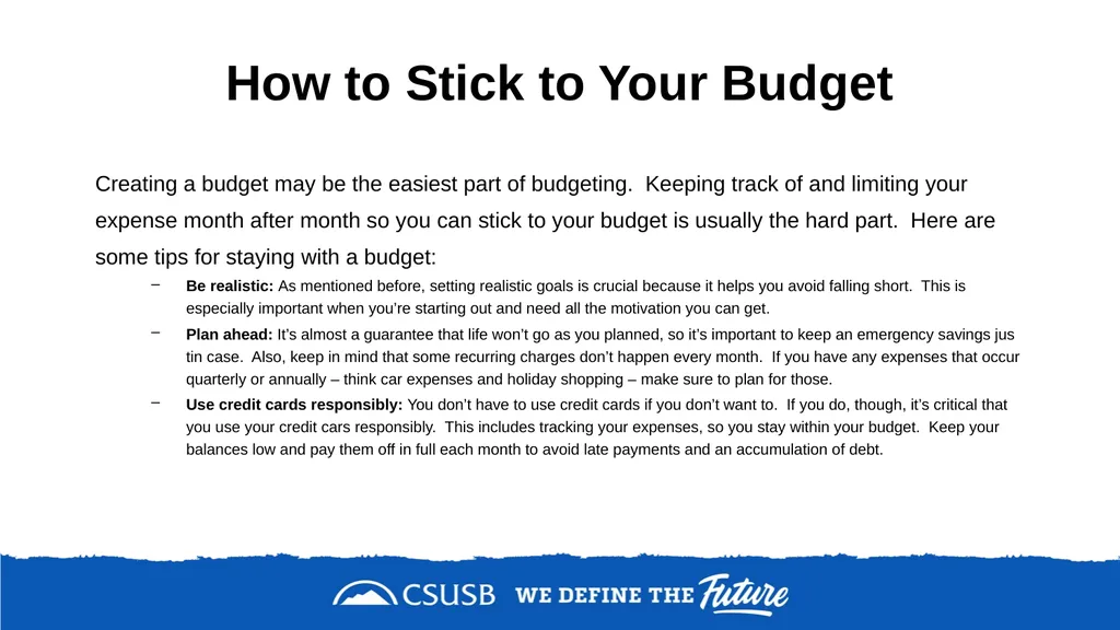 Step-by-Step Guide on How to Make a Budget Budget - slide 13 of 16