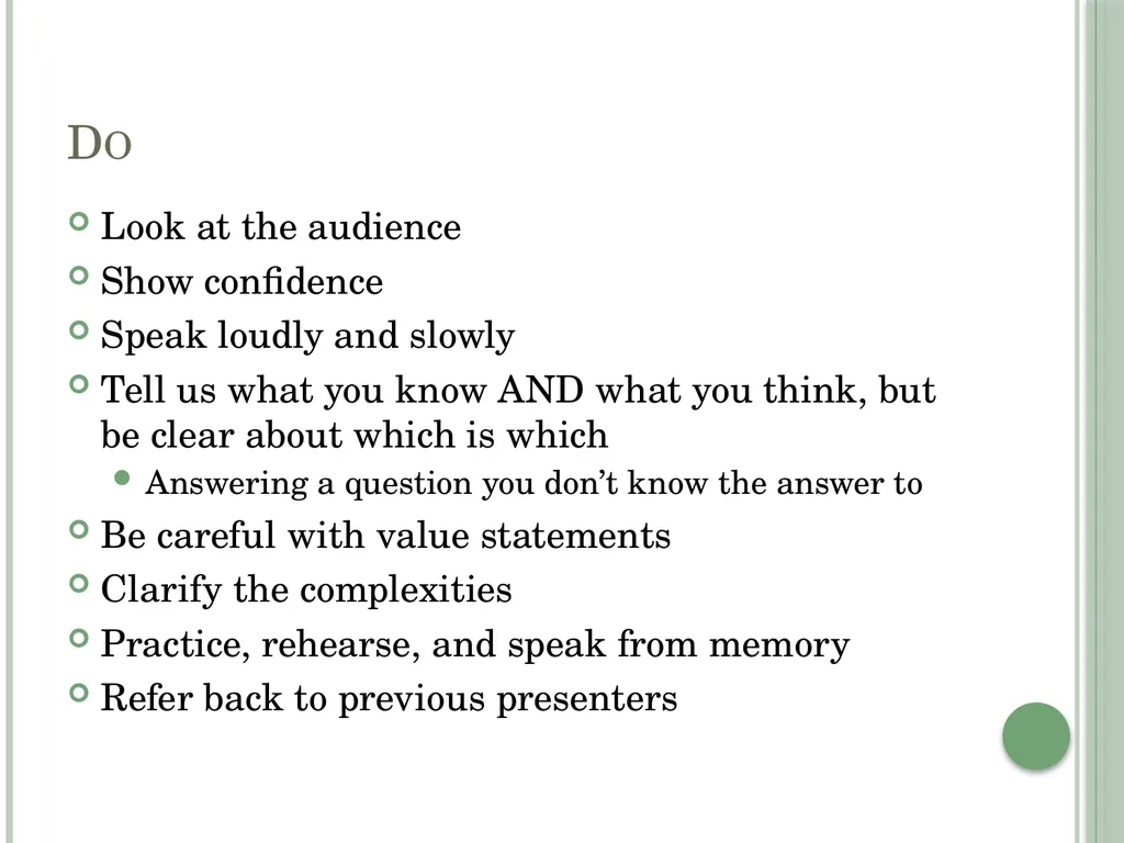 Presenting Your Research Planning Accept that it - slide 10 of 12