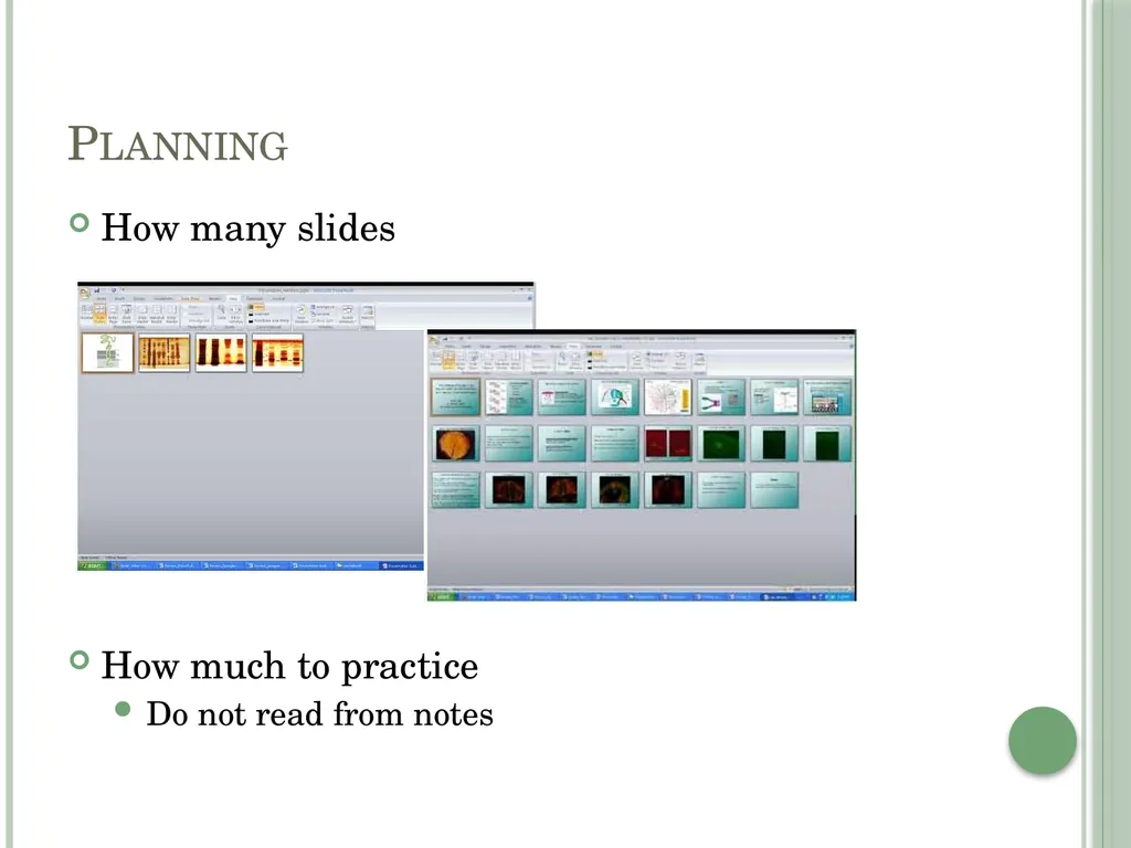 Presenting Your Research Planning Accept that it - slide 3 of 12
