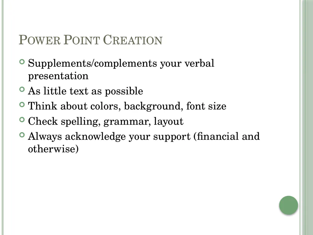 Presenting Your Research Planning Accept that it - slide 4 of 12