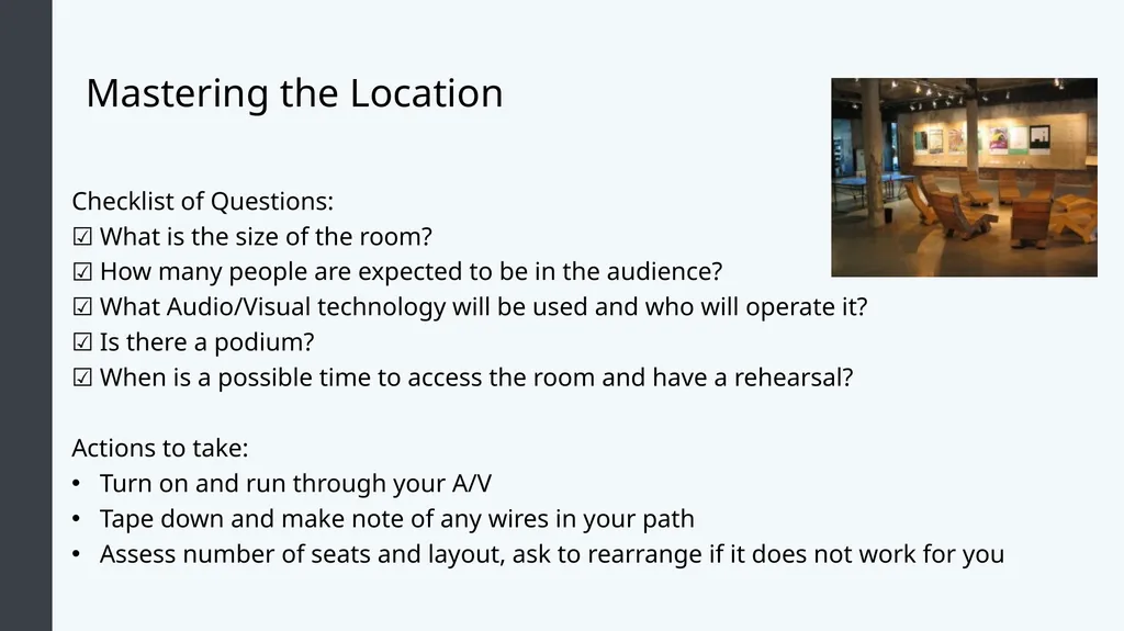 Public Speaking Module 8: Delivering Your Speech - slide 25 of 30