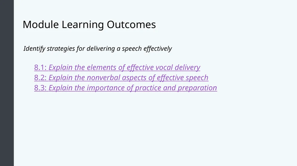 Public Speaking Module 8: Delivering Your Speech - slide 2 of 30
