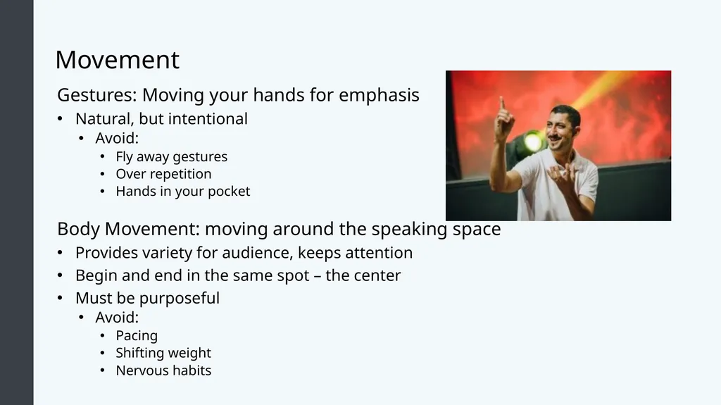 Public Speaking Module 8: Delivering Your Speech - slide 19 of 30