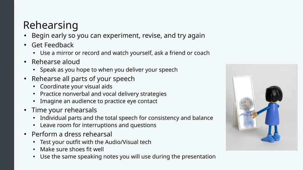 Public Speaking Module 8: Delivering Your Speech - slide 27 of 30