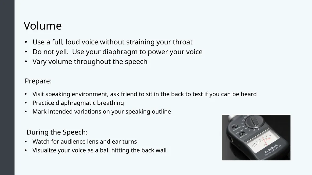 Public Speaking Module 8: Delivering Your Speech - slide 6 of 30