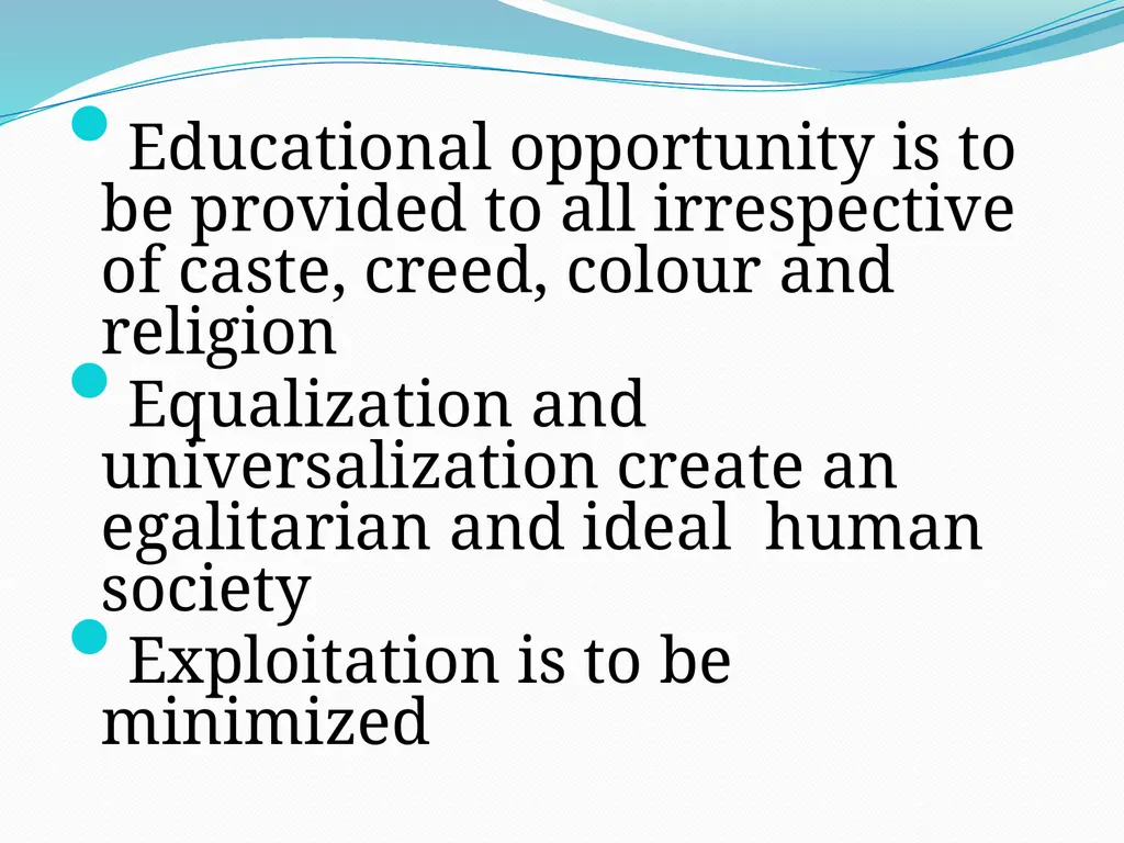 Equalization and Universalization of Elementary - slide 3 of 15