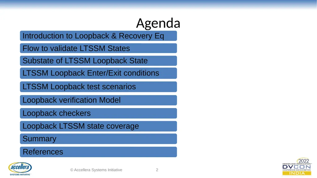 Efficacious verification of Loopback and - slide 2 of 36