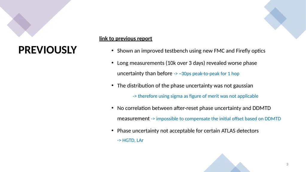 Update #2 on the TCLink evaluation for the ATLAS - slide 3 of 12