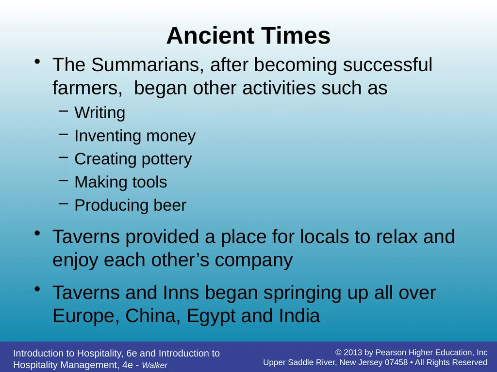 Introducing Hospitality Chapter 1 John R. Walker - slide 3 of 40