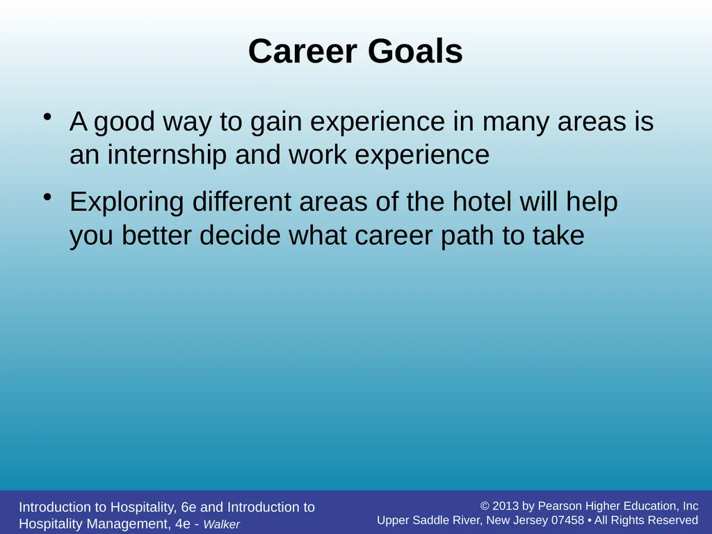 Introducing Hospitality Chapter 1 John R. Walker - slide 34 of 40