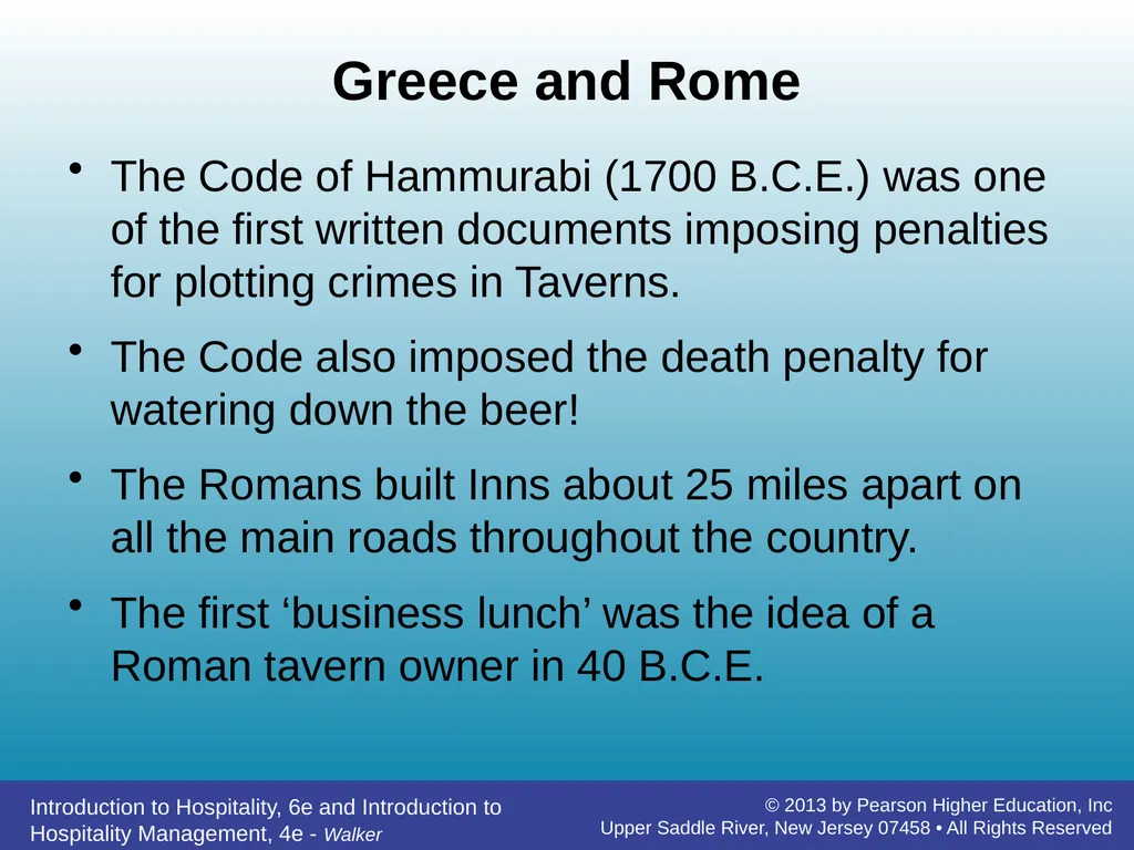 Introducing Hospitality Chapter 1 John R. Walker - slide 4 of 40