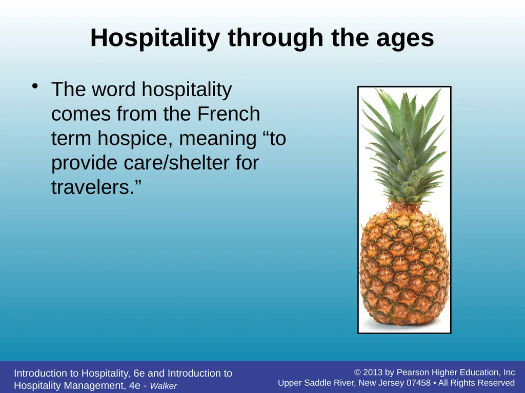 Introducing Hospitality Chapter 1 John R. Walker - slide 2 of 40