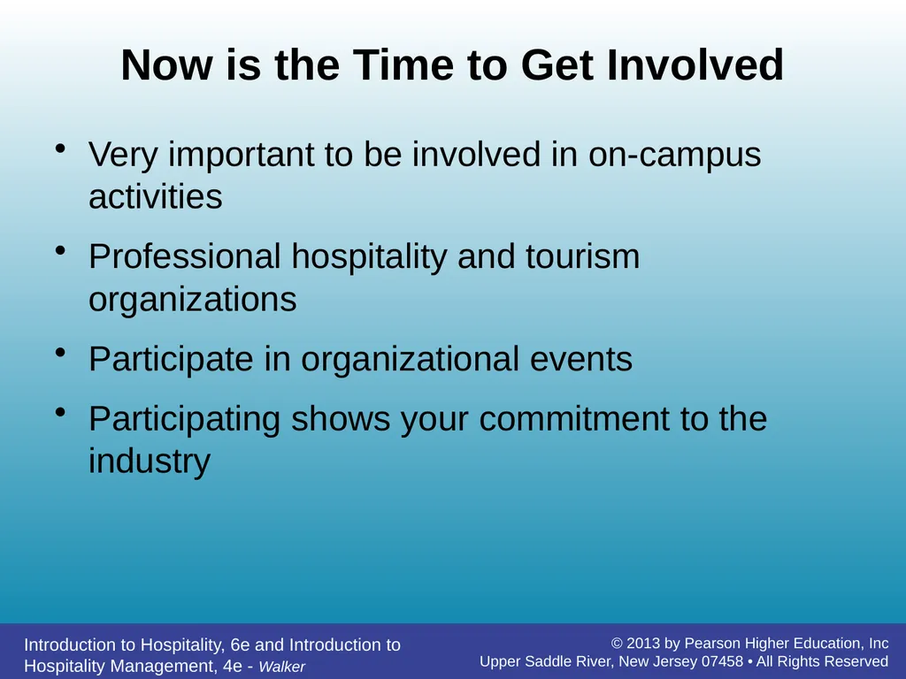 Introducing Hospitality Chapter 1 John R. Walker - slide 37 of 40