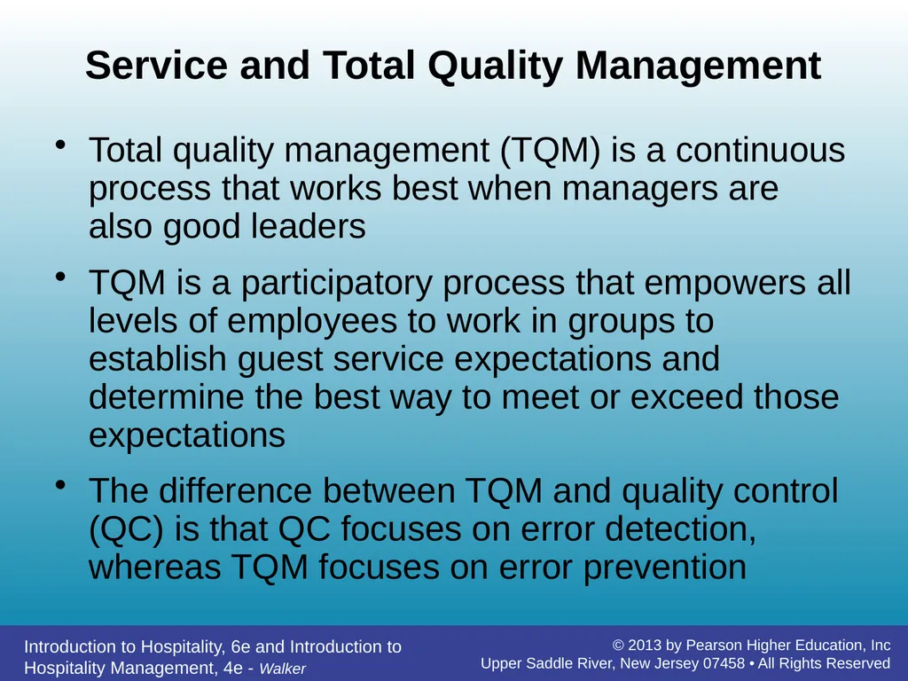 Introducing Hospitality Chapter 1 John R. Walker - slide 29 of 40