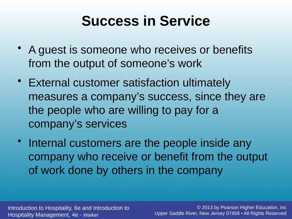 Introducing Hospitality Chapter 1 John R. Walker - slide 25 of 40