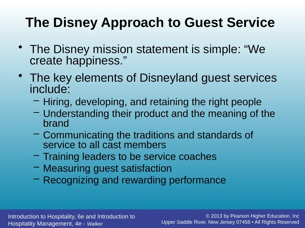 Introducing Hospitality Chapter 1 John R. Walker - slide 30 of 40