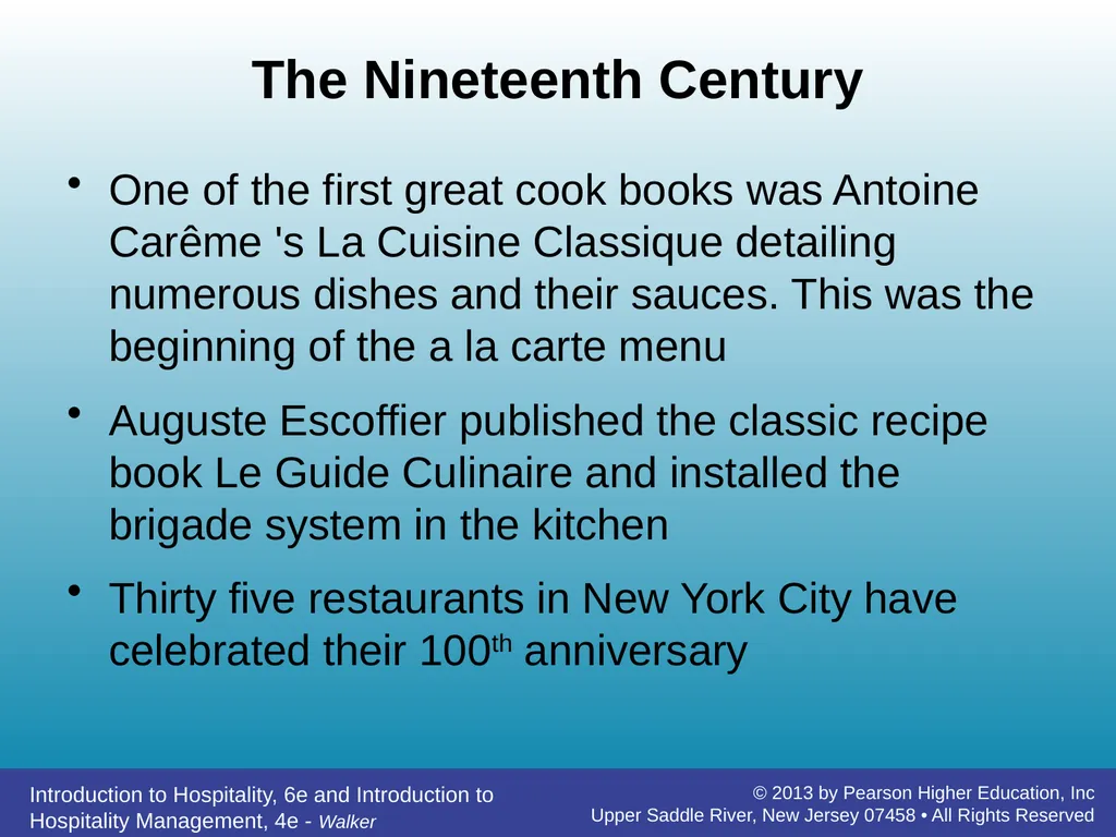 Introducing Hospitality Chapter 1 John R. Walker - slide 9 of 40