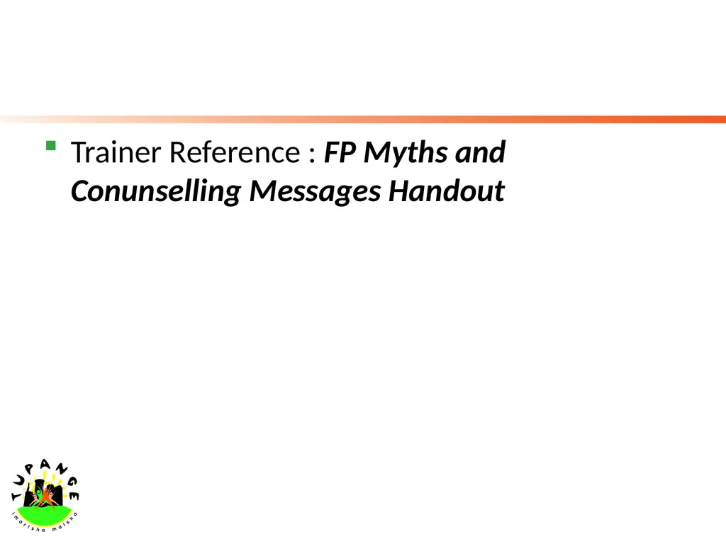 Addressing Rumours and Misconceptions Addressing - slide 5 of 5