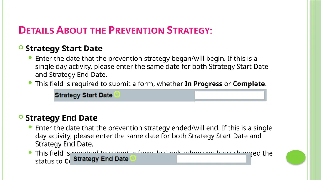 Prevention Data Collection Form VAdata: Virginia’s - slide 16 of 33