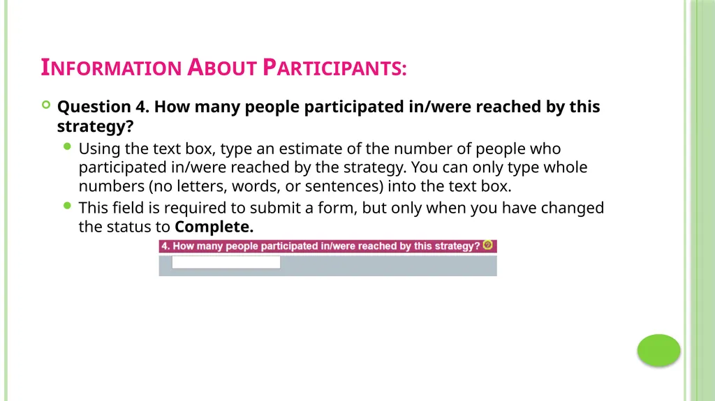 Prevention Data Collection Form VAdata: Virginia’s - slide 23 of 33