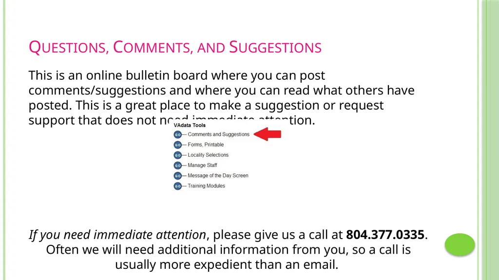 Prevention Data Collection Form VAdata: Virginia’s - slide 33 of 33