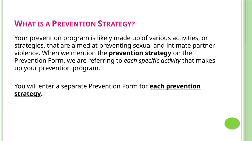 Prevention Data Collection Form VAdata: Virginia’s - slide 6 of 33