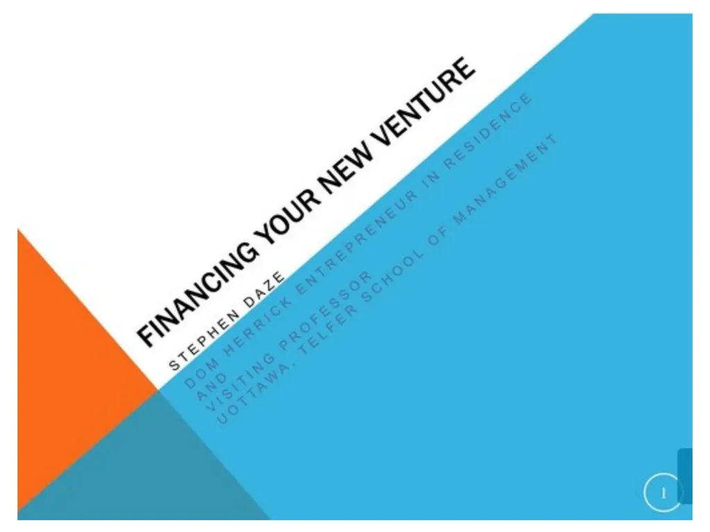Financing New Venture Unit-6 There are 18 Ways to - slide 2 of 21