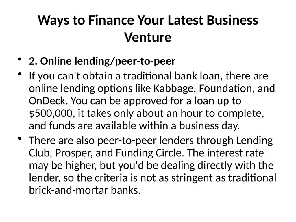 Financing New Venture Unit-6 There are 18 Ways to - slide 5 of 21