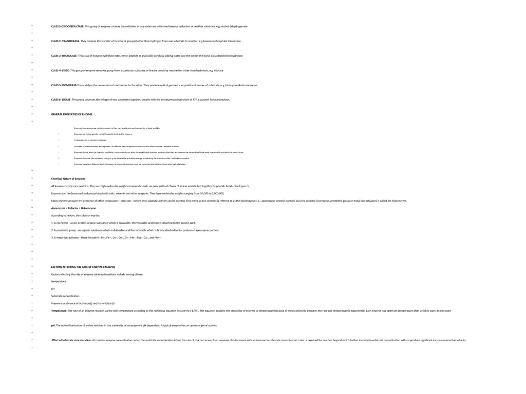 BCH 201 – GENERAL BIOCHEMISTRY 1 – (3 UNITS) DR - slide 2 of 4