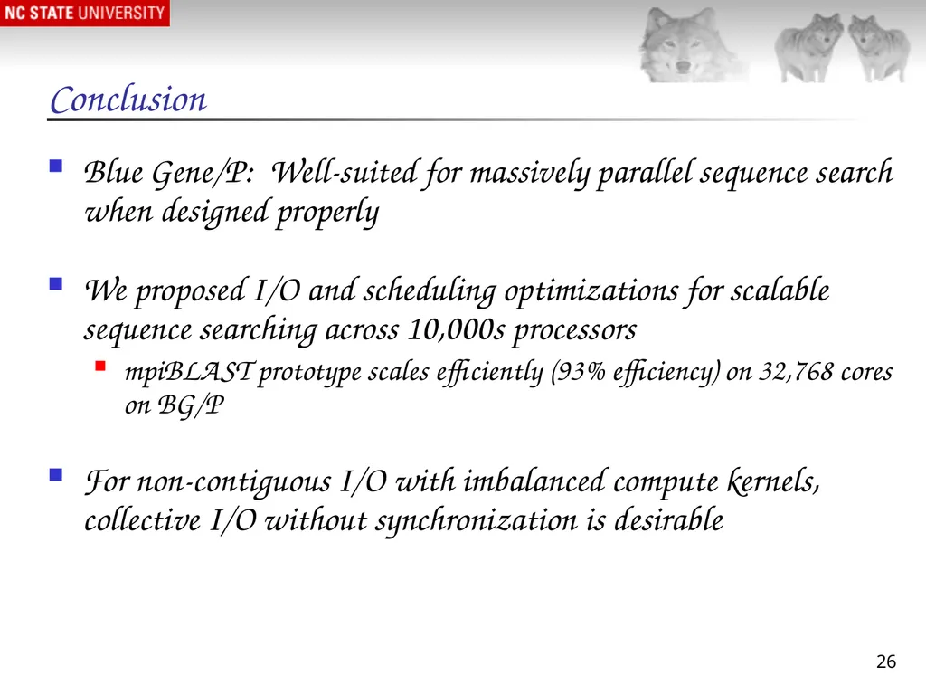 1 Massively Parallel Genomic Sequence Search on - slide 26 of 28