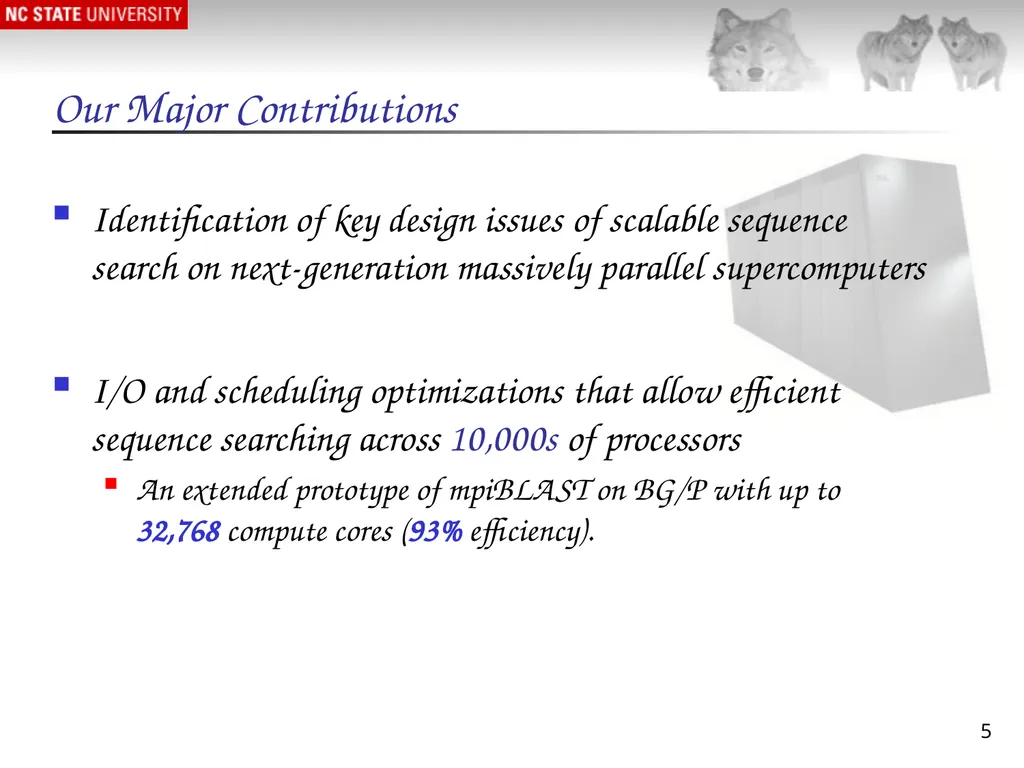 1 Massively Parallel Genomic Sequence Search on - slide 5 of 28