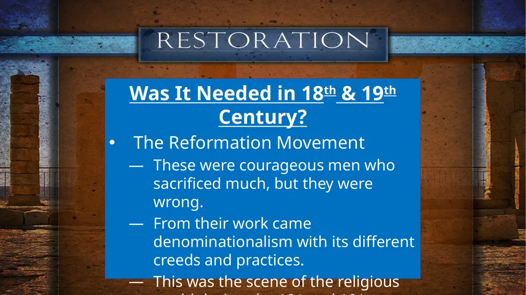DO WE NEED IT? The First Century Church Jesus - slide 10 of 15
