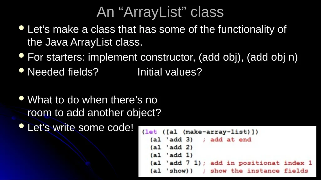 CSSE 304 Day 9 Two A6/A7 solutions "OOP" in - slide 13 of 13
