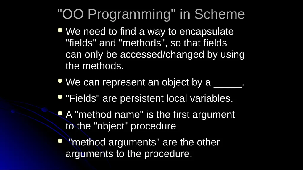 CSSE 304 Day 9 Two A6/A7 solutions "OOP" in - slide 6 of 13