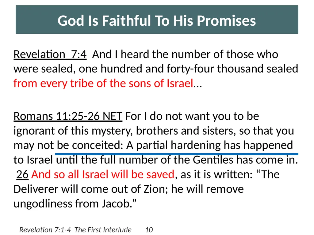 Revelation 7:1-4 The First Interlude by Eric Douma - slide 10 of 10