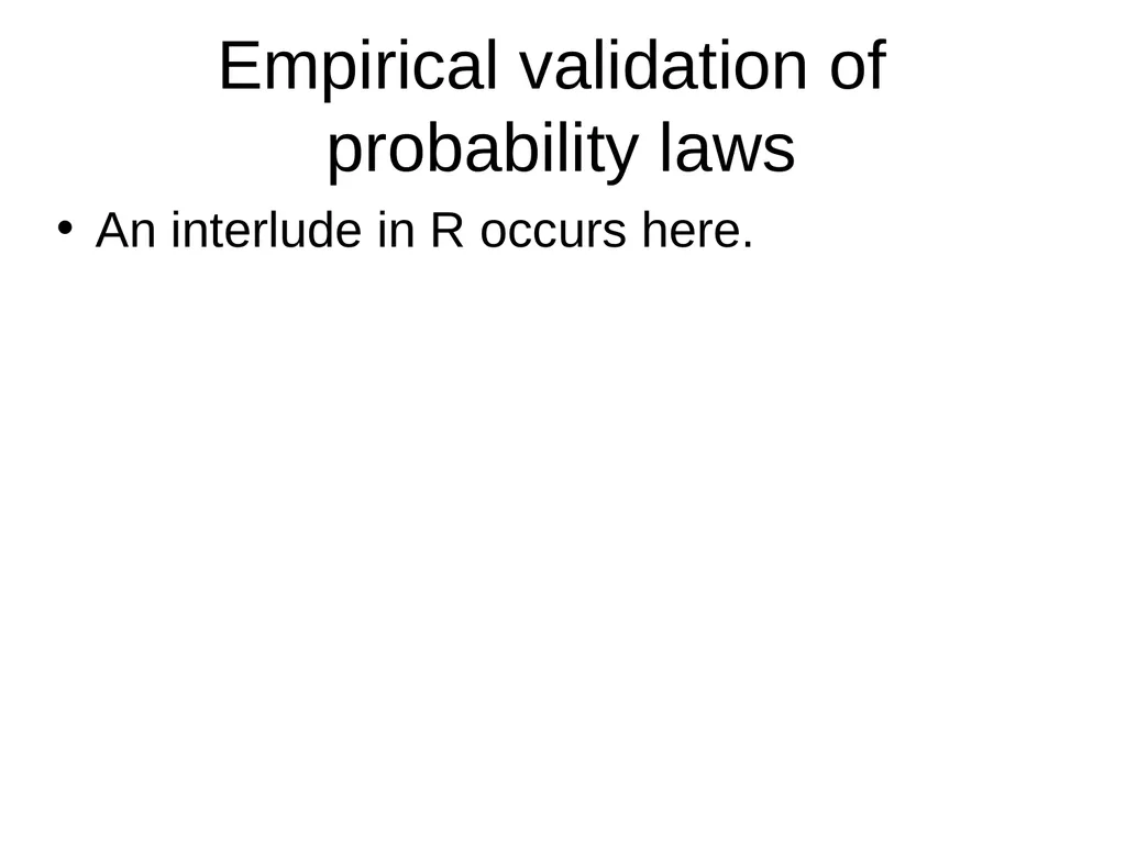 Psychology 105 Advanced Research Methods February - slide 18 of 24