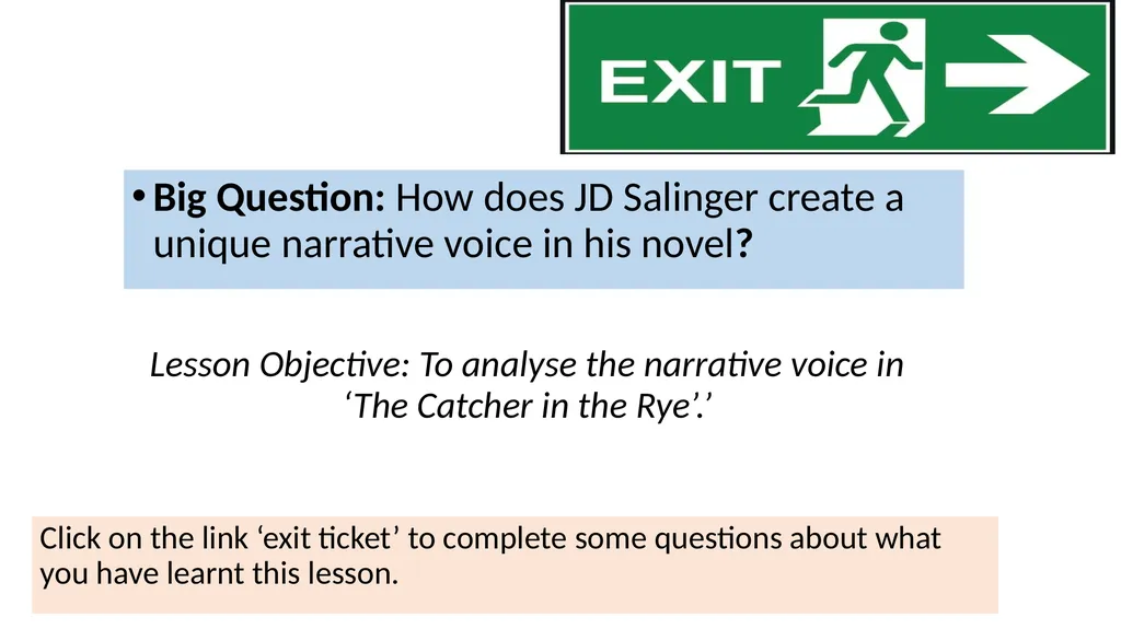 Week 8 – Lesson 3 Big Question: How does JD - slide 19 of 19
