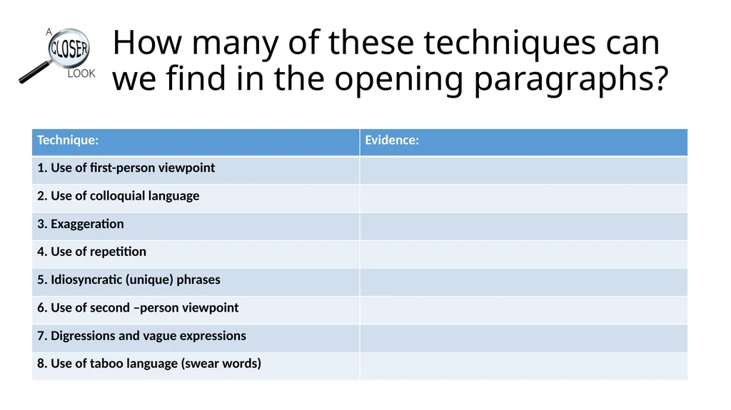 Week 8 – Lesson 3 Big Question: How does JD - slide 16 of 19