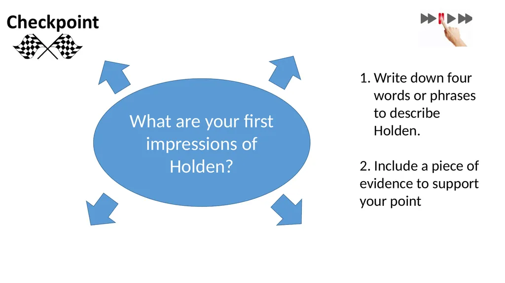 Week 8 – Lesson 3 Big Question: How does JD - slide 13 of 19