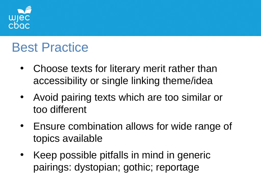 WJEC A LEVEL ENGLISH LITERATURE UNIT 5: PROSE - slide 4 of 14