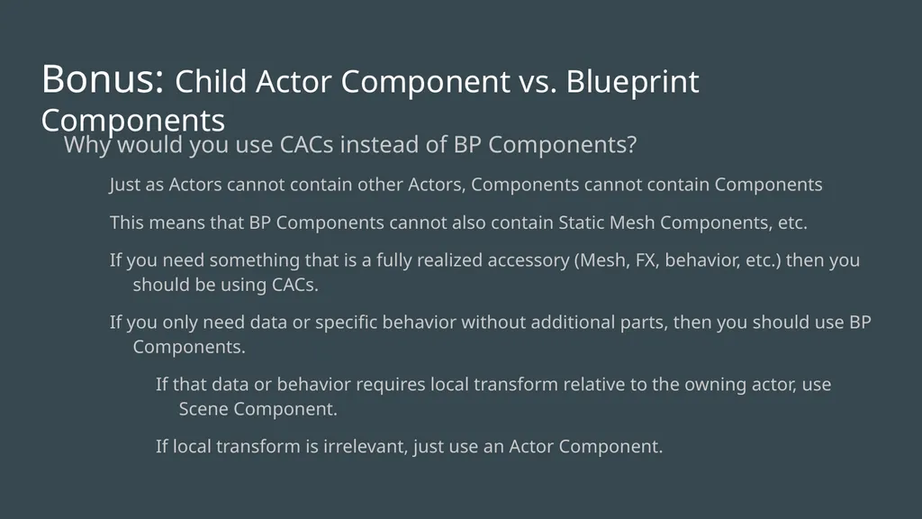 Child Actor Component Templates Or: How I Learned - slide 10 of 13