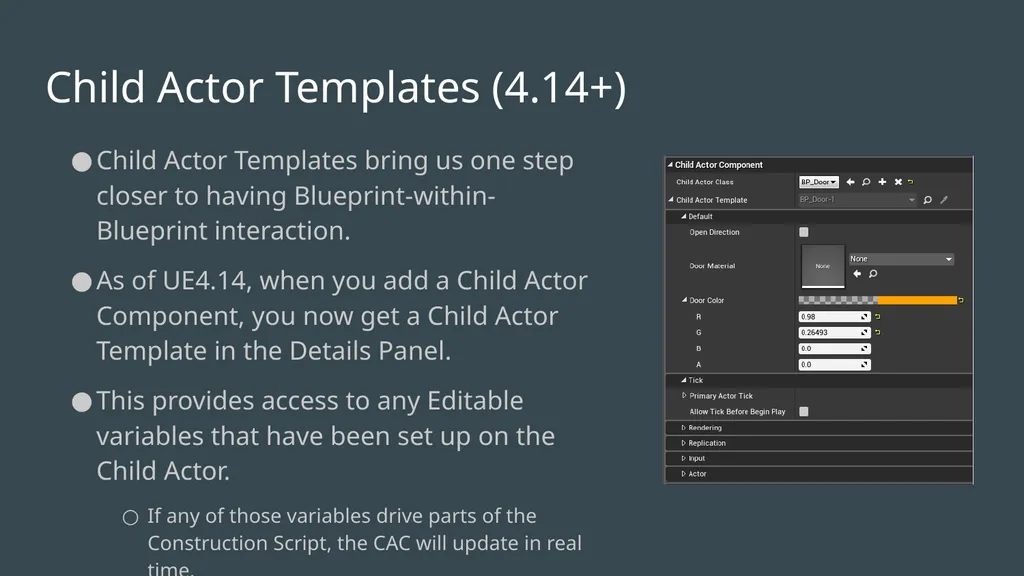 Child Actor Component Templates Or: How I Learned - slide 7 of 13