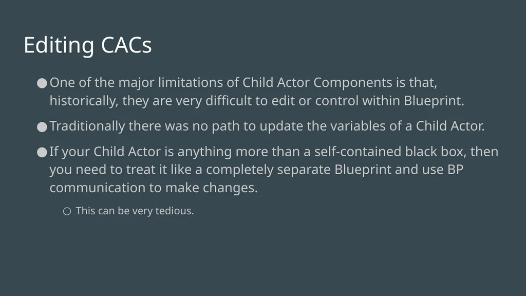 Child Actor Component Templates Or: How I Learned - slide 6 of 13