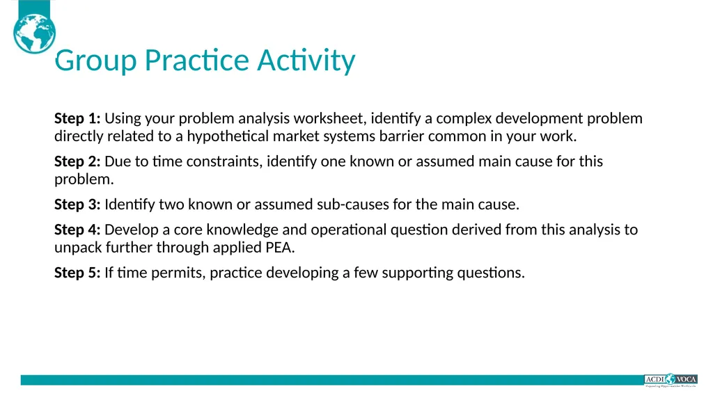 TWP in MSD Training of Trainers Guide for - slide 41 of 79