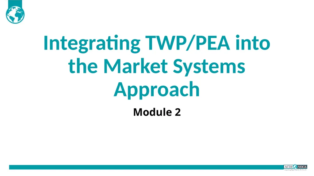 TWP in MSD Training of Trainers Guide for - slide 24 of 79