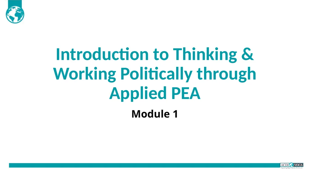 TWP in MSD Training of Trainers Guide for - slide 5 of 79