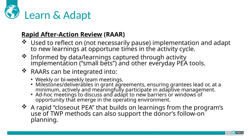 TWP in MSD Training of Trainers Guide for - slide 78 of 79