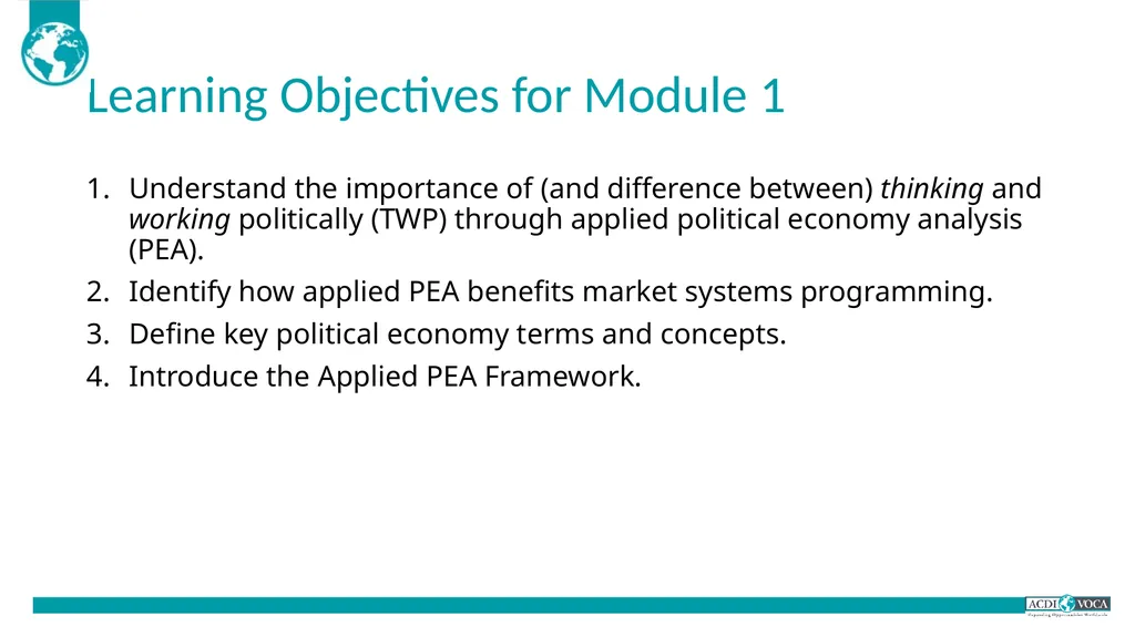 TWP in MSD Training of Trainers Guide for - slide 6 of 79